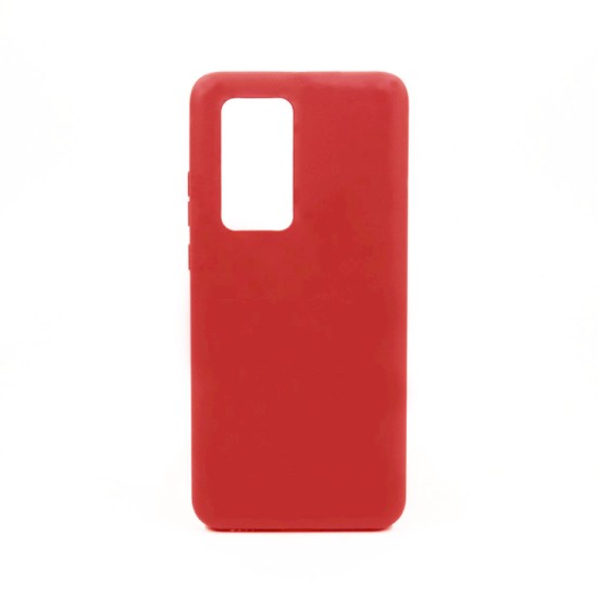 Capa de Silicone para Huawei P40 Pro Vermelho